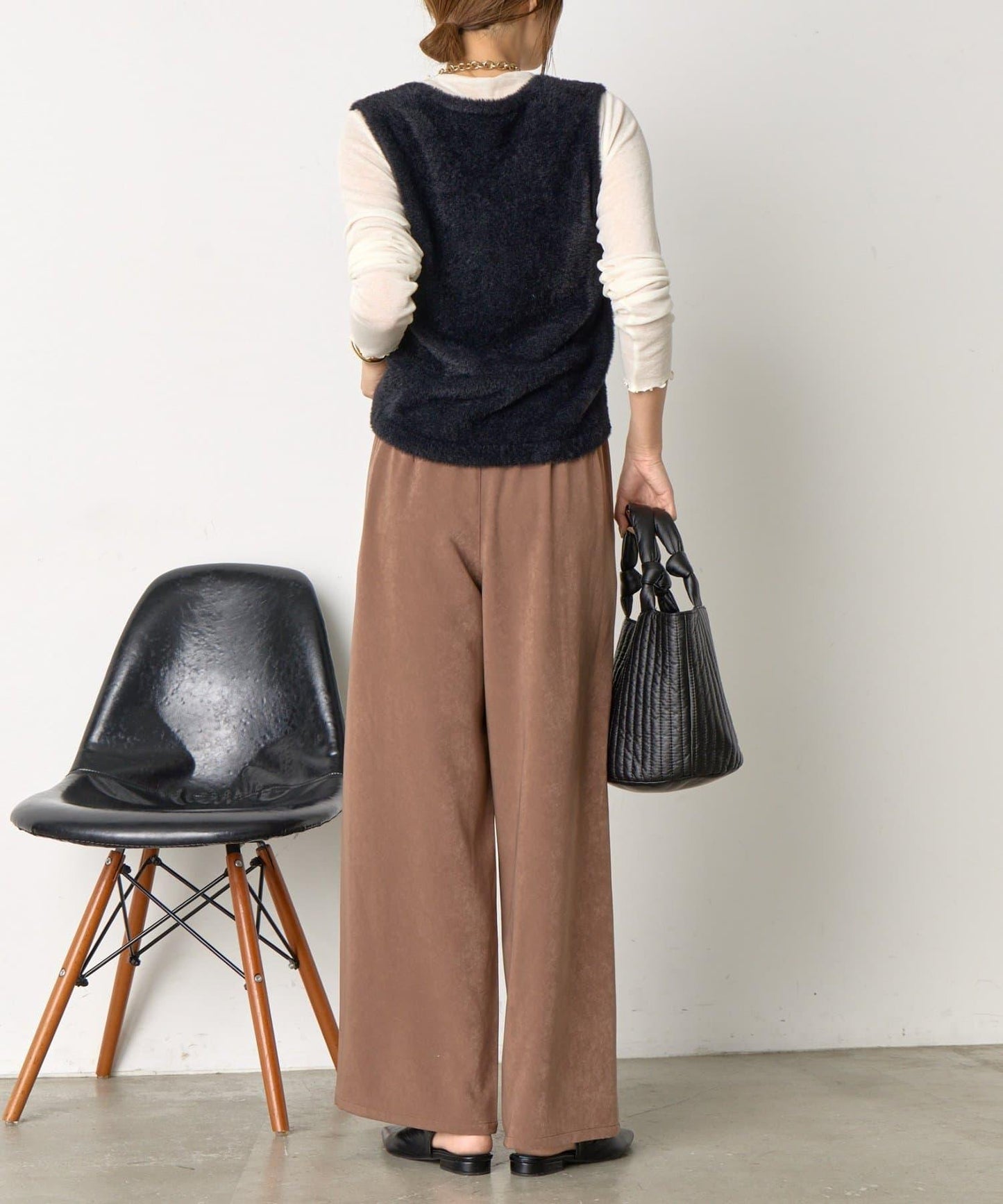 易打理寬鬆長褲