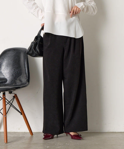 易打理寬鬆長褲