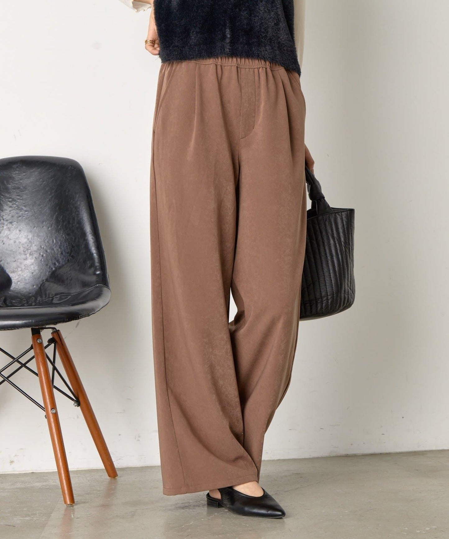 易打理寬鬆長褲