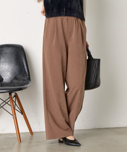 易打理寬鬆長褲