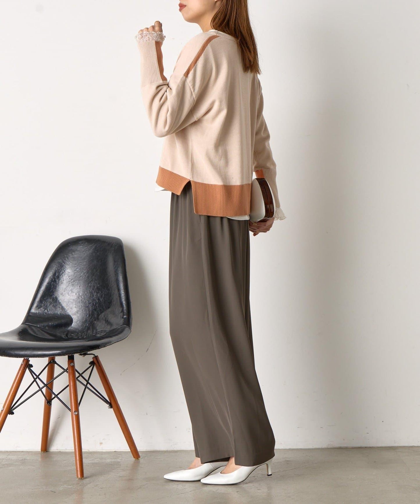 垂感寬鬆闊腿褲