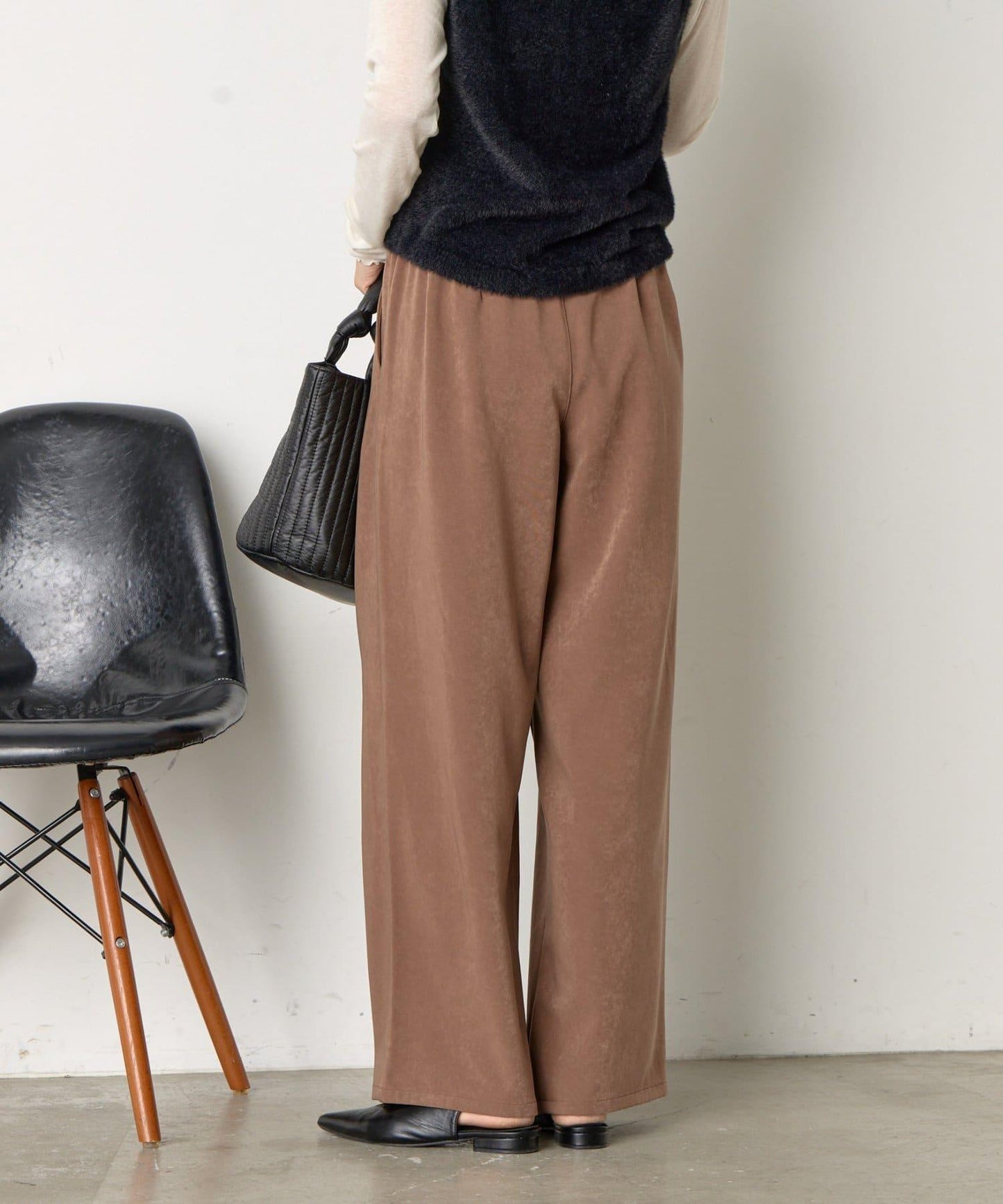 易打理寬鬆長褲