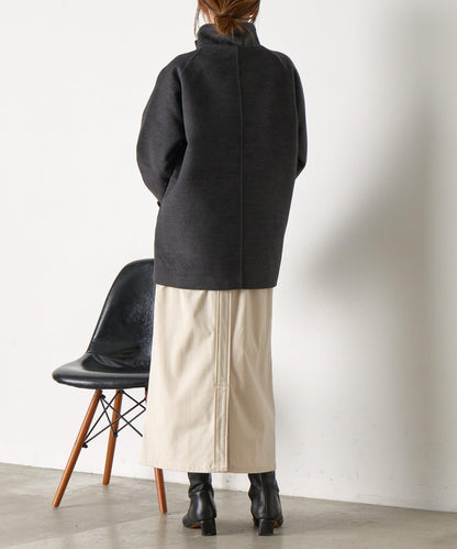 羊毛感立領夾克