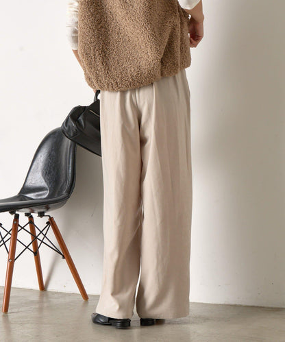 易打理寬鬆長褲