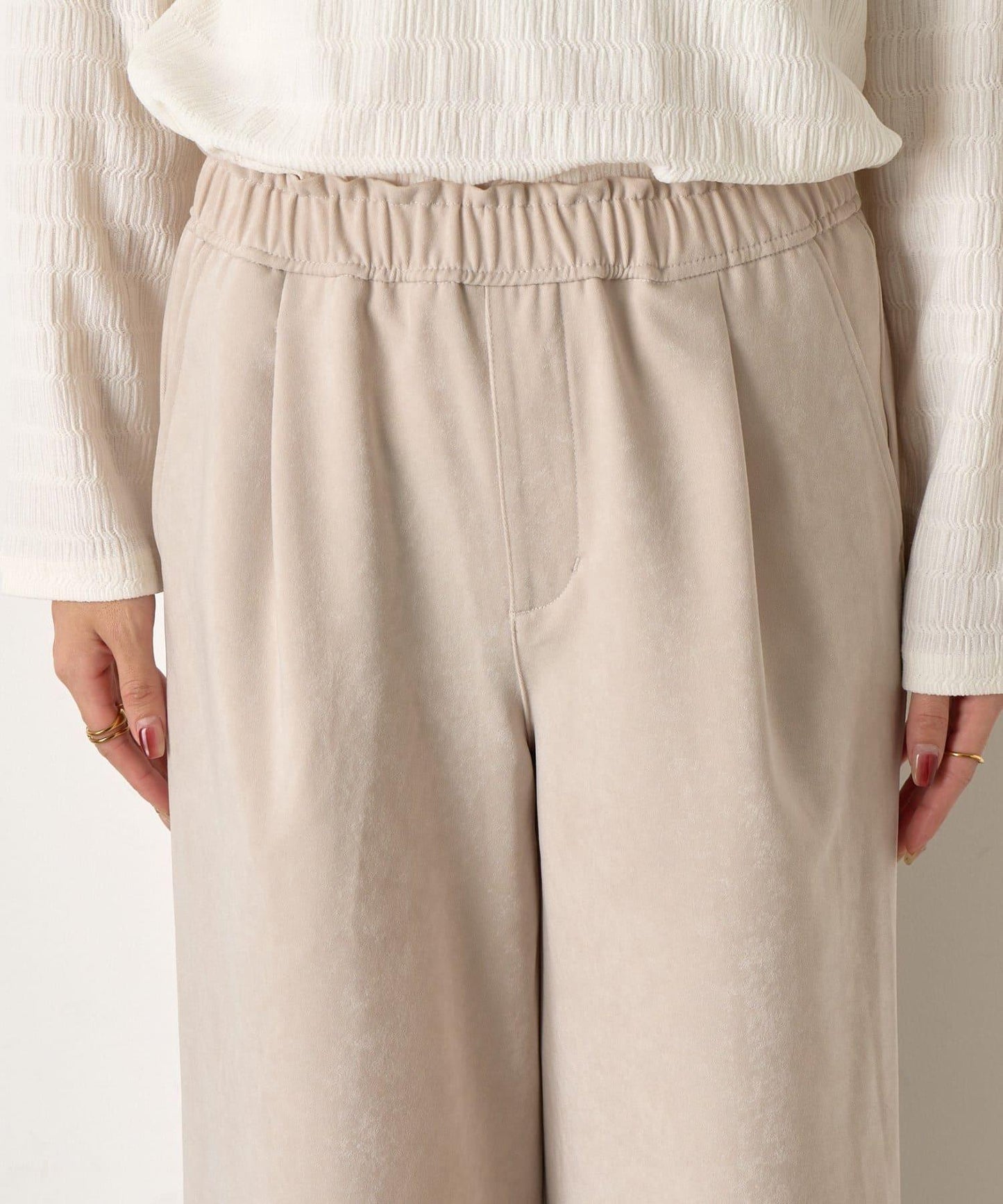 易打理寬鬆長褲