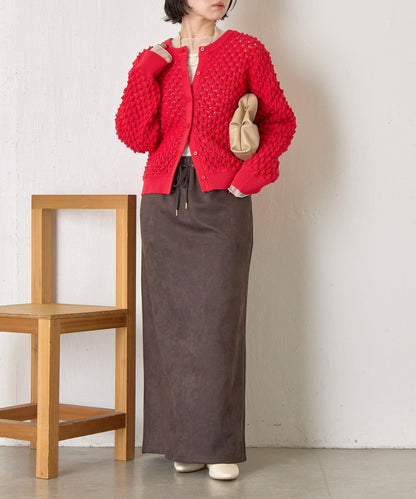 小鹿圖案針織開衫