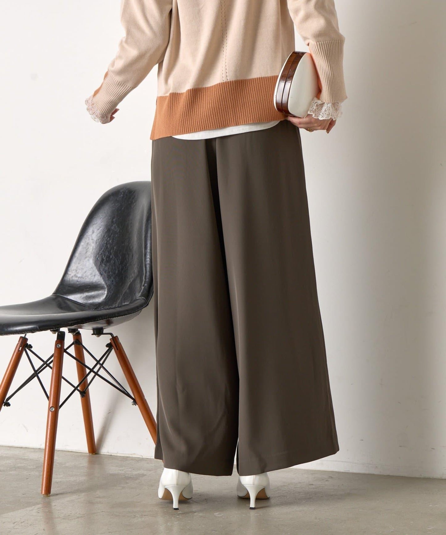 垂感寬鬆闊腿褲