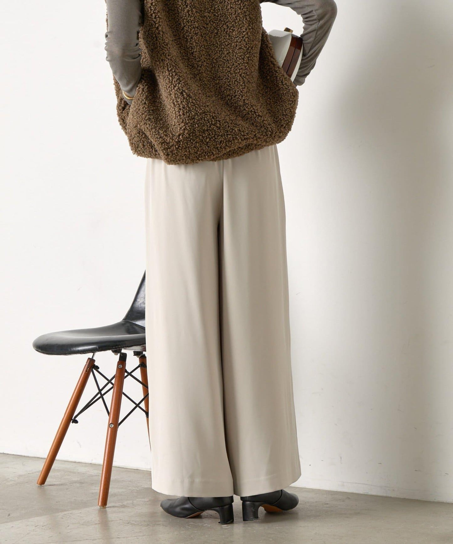 垂感寬鬆闊腿褲