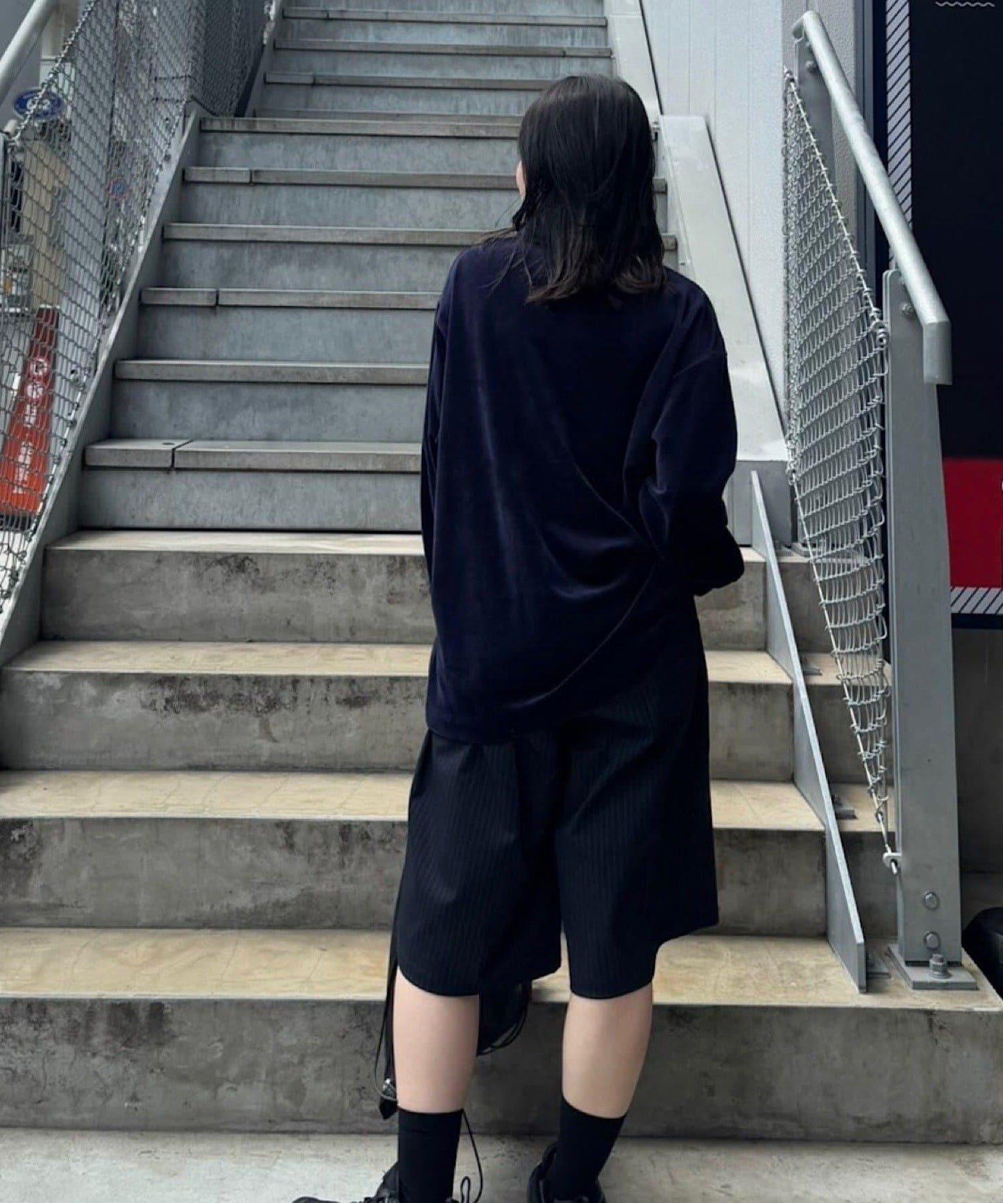 【Kastane】天鵝絨翻領襯衫*