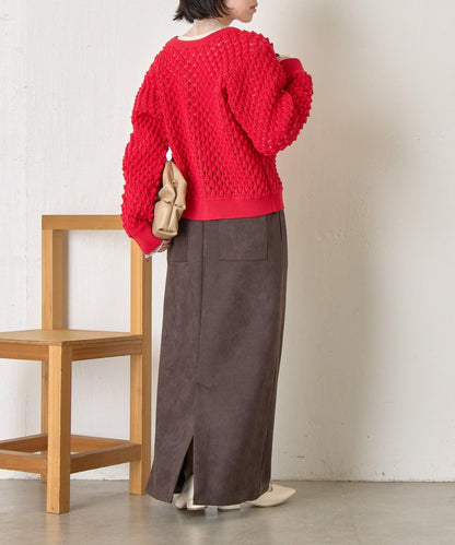 小鹿圖案針織開衫