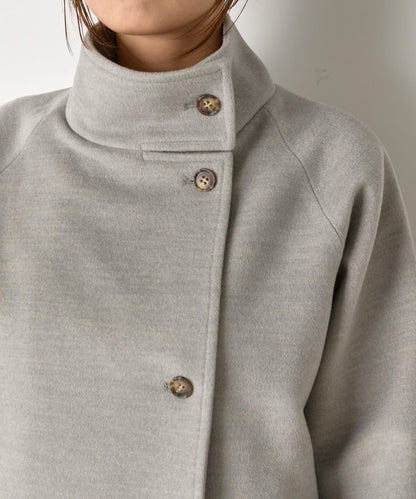 羊毛感立領夾克