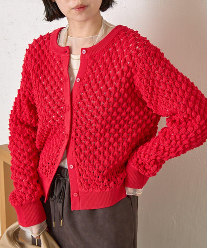 小鹿圖案針織開衫