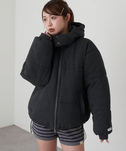 剪裁標誌羽絨服