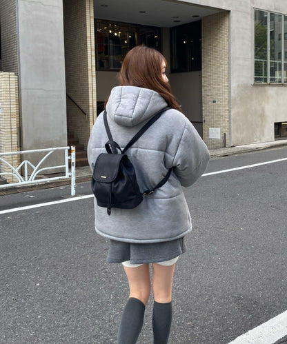 剪裁標誌羽絨服