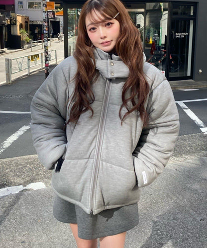 剪裁標誌羽絨服