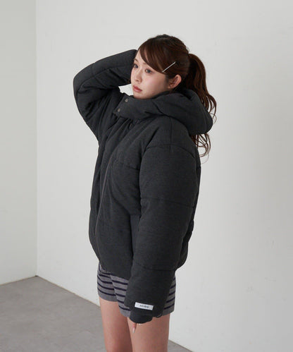 剪裁標誌羽絨服