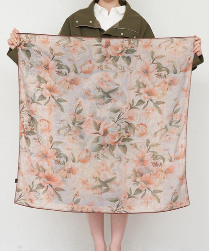 花卉印花圍巾
