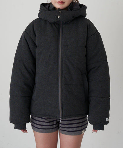 剪裁標誌羽絨服