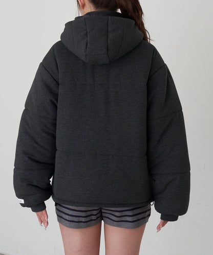 剪裁標誌羽絨服