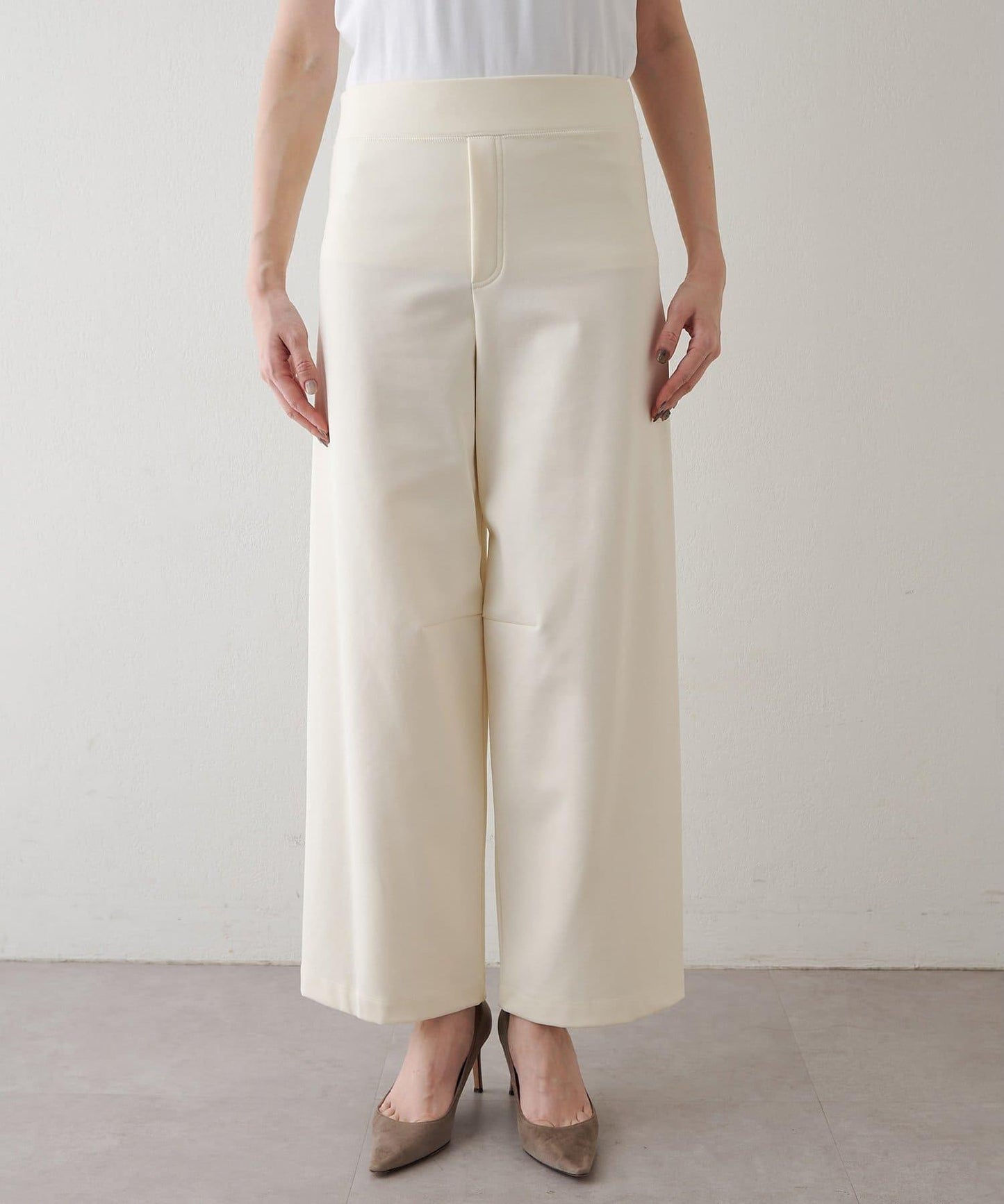 加絨桶型休閒褲