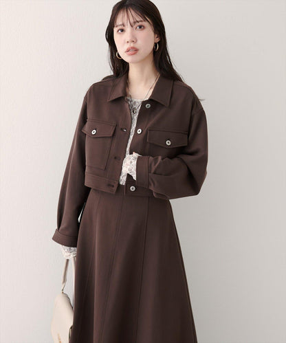 【natural couture】短款襯衫夾克