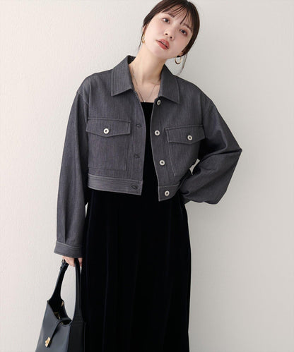 【natural couture】短款襯衫夾克