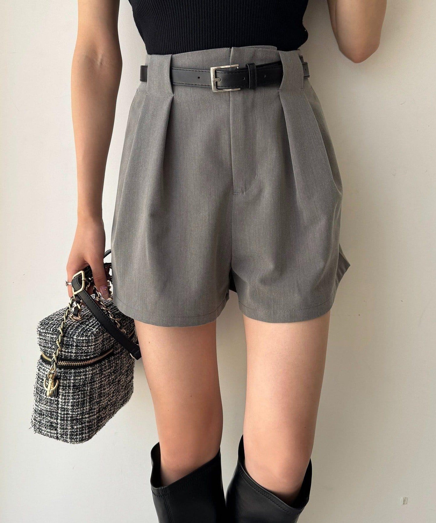 【one after another】配腰帶短褲