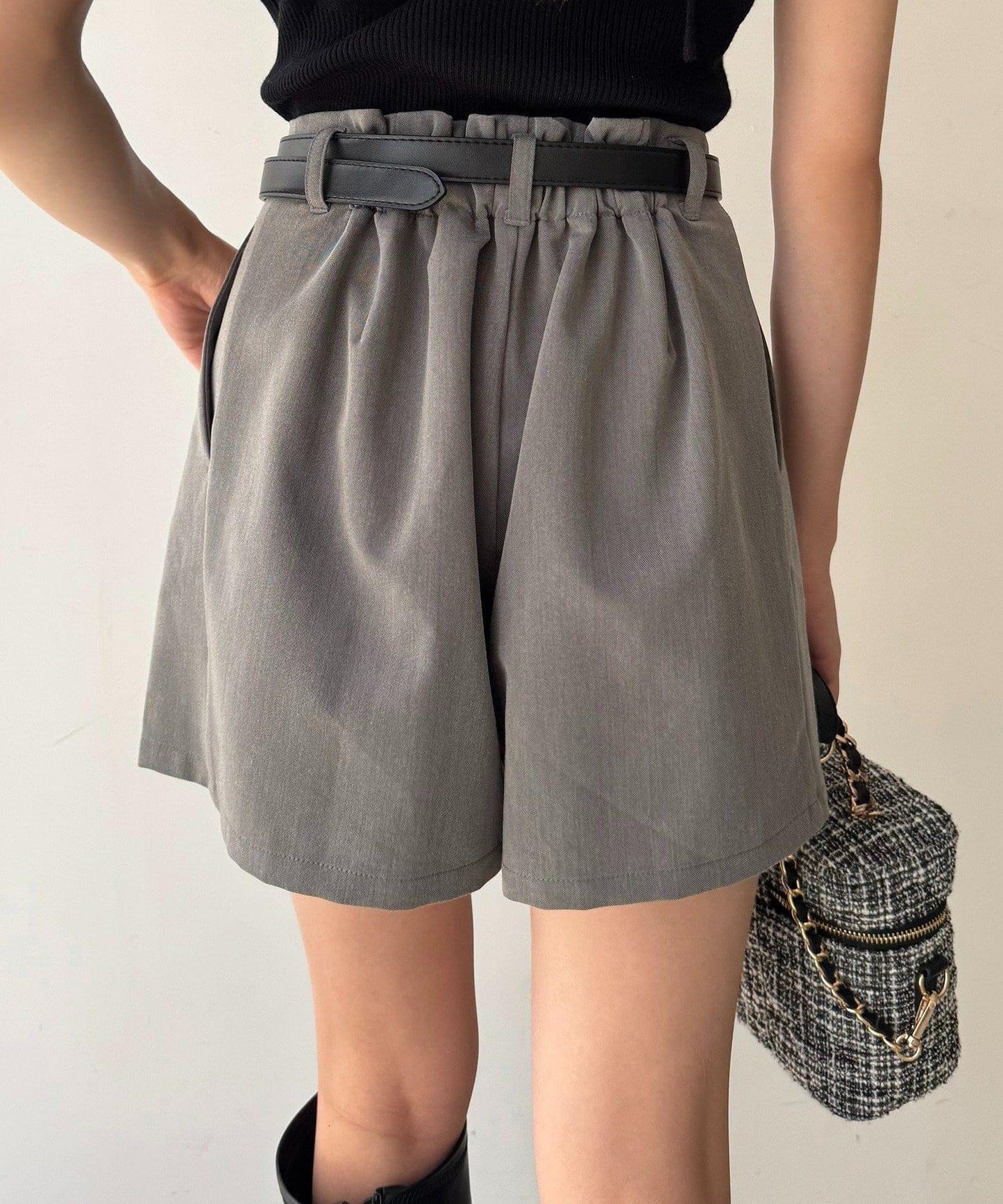 【one after another】配腰帶短褲