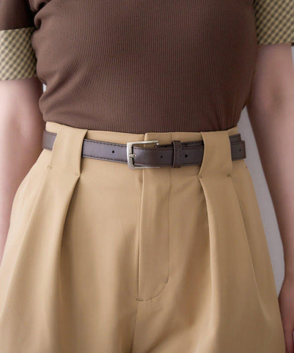 【one after another】配腰帶短褲