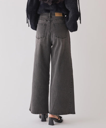 【one after another】可調節腰圍寬鬆牛仔褲