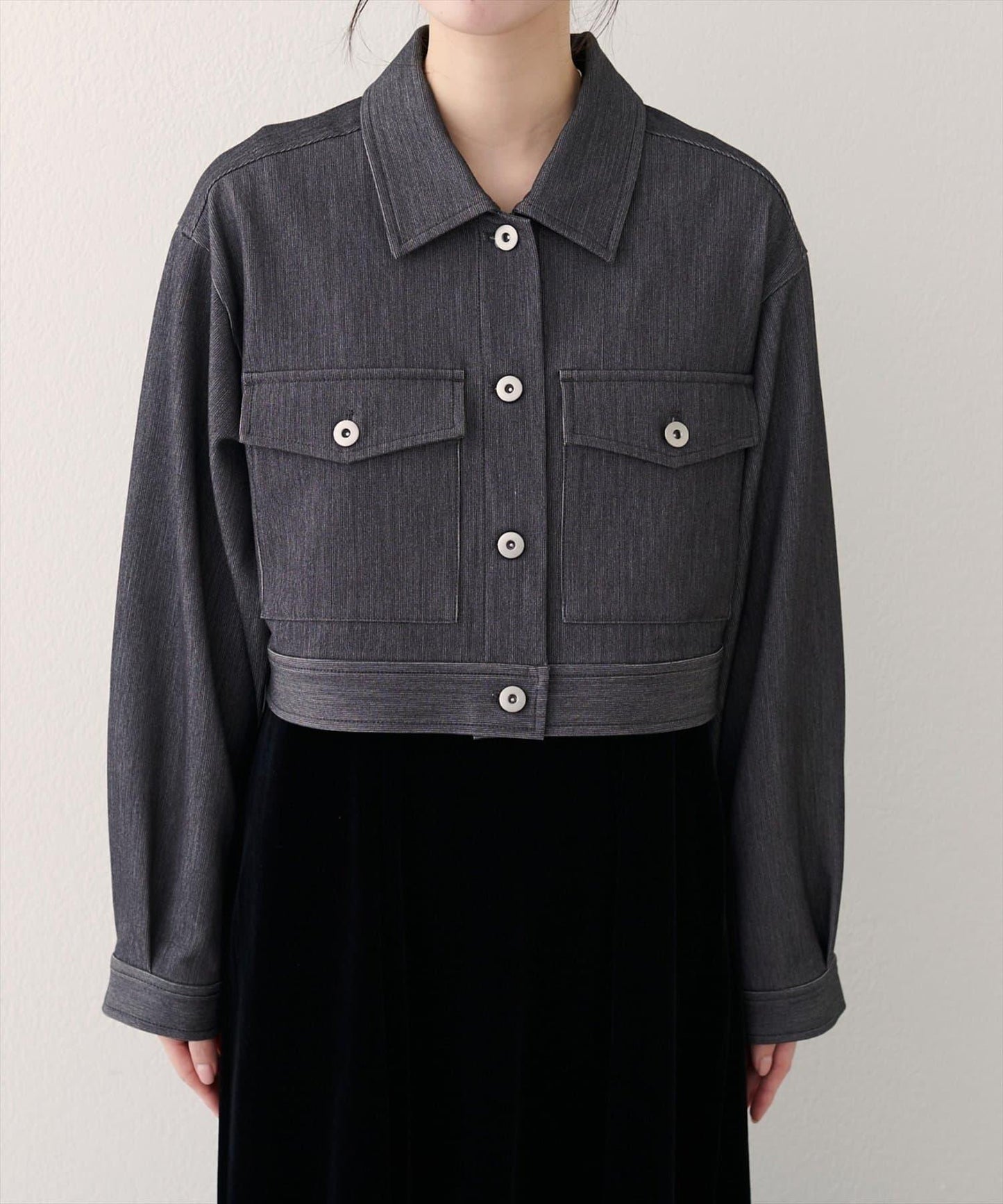 【EVERY.VERY niceclaup】短款襯衫外套