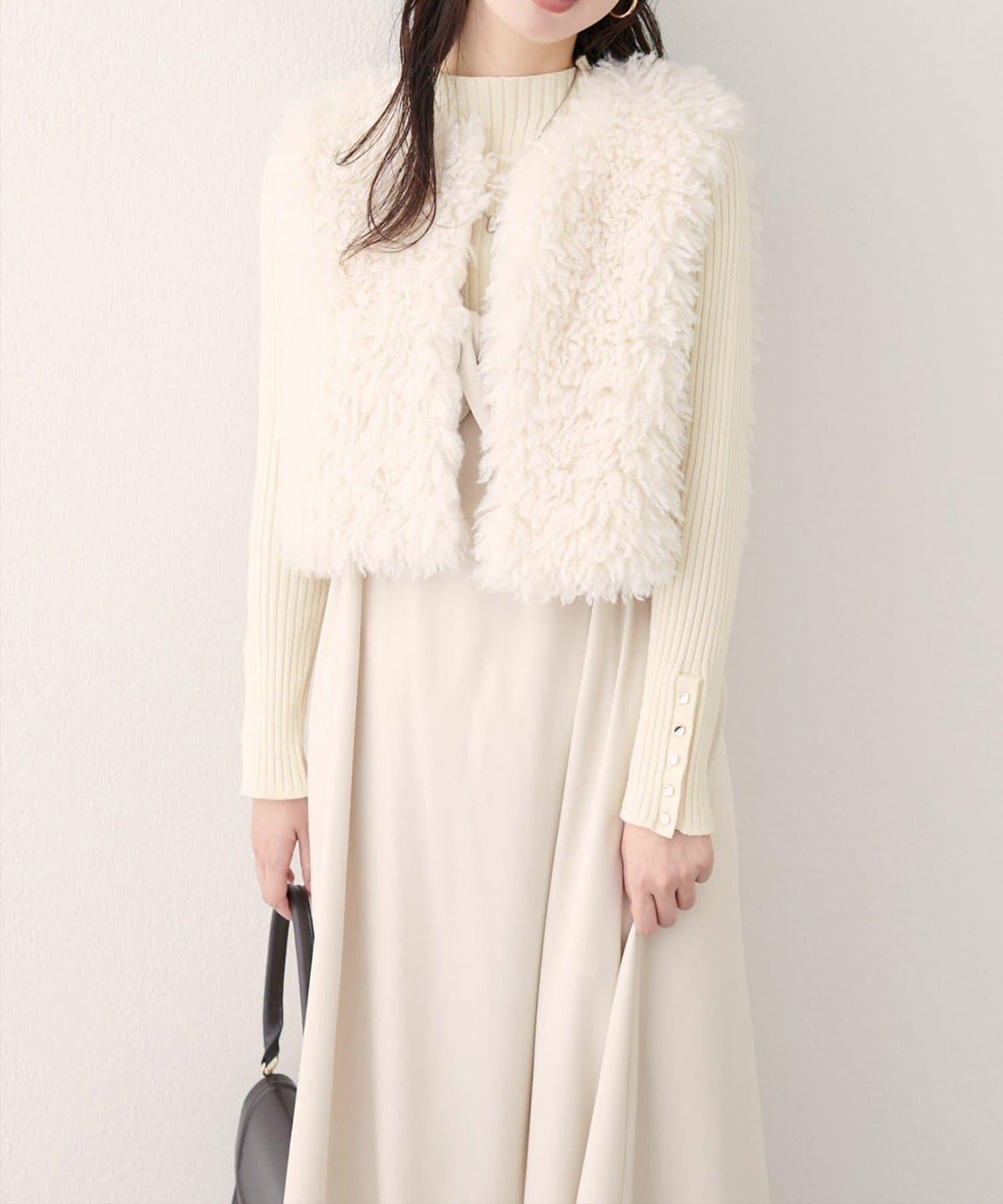 【EVERY.VERY niceclaup】仿皮草馬甲