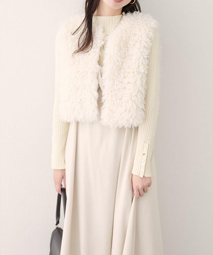 【EVERY.VERY niceclaup】仿皮草馬甲