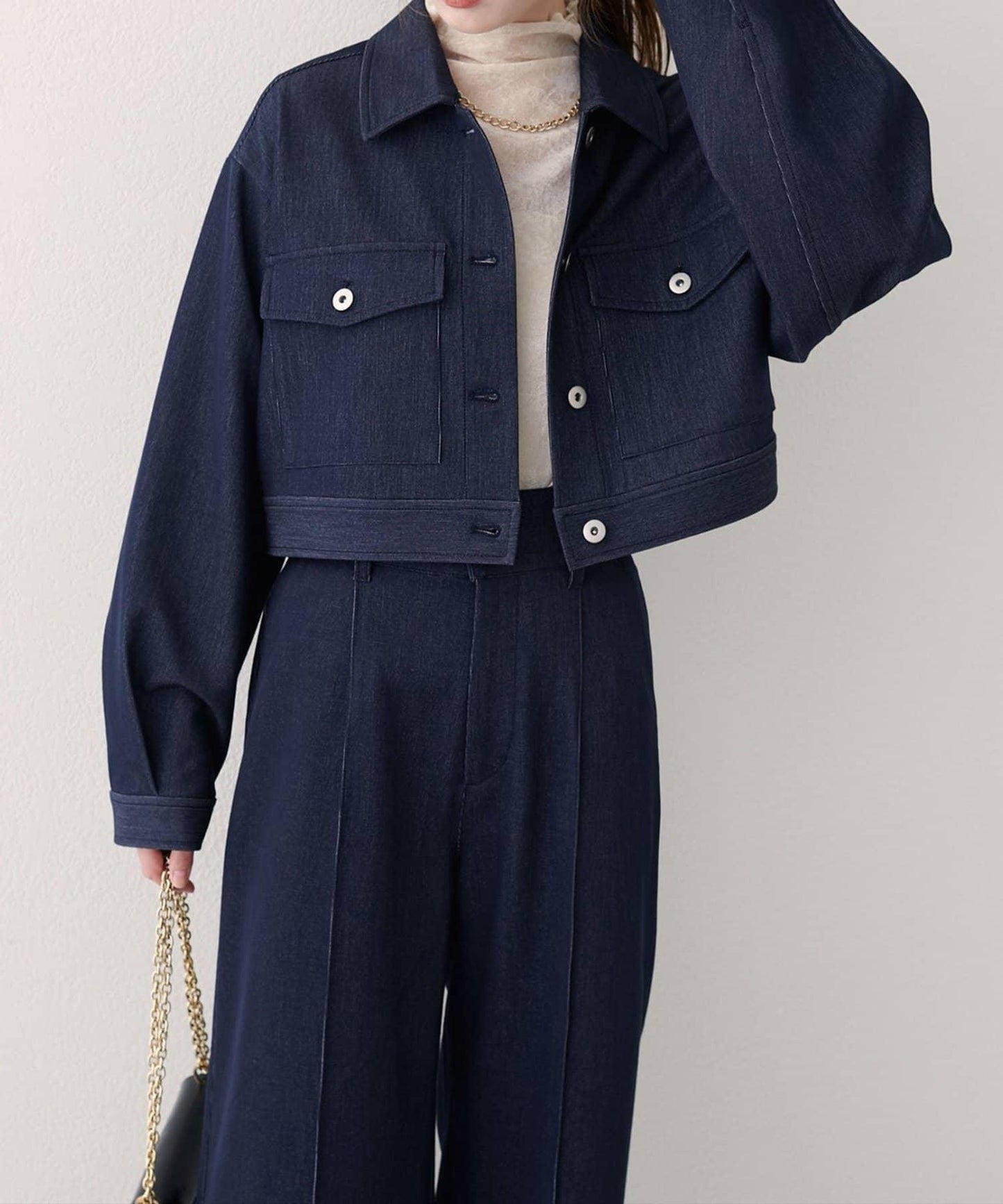 【natural couture】短款襯衫夾克