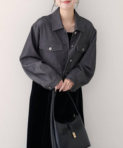 【EVERY.VERY niceclaup】短款襯衫外套