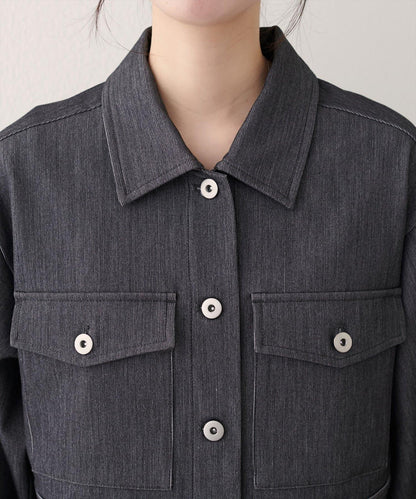 【natural couture】短款襯衫夾克