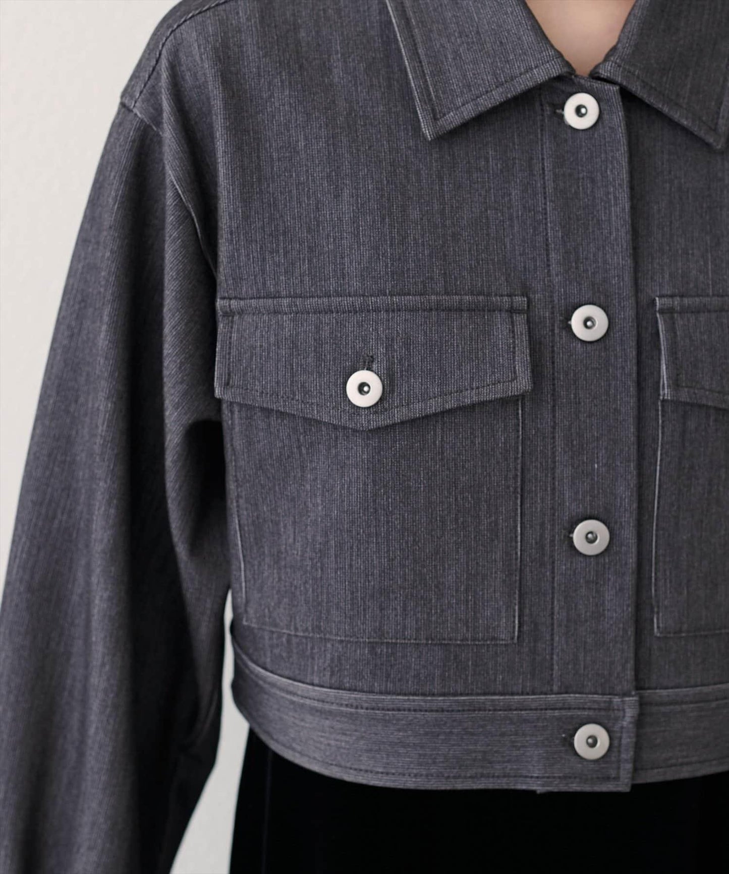 【EVERY.VERY niceclaup】短款襯衫外套