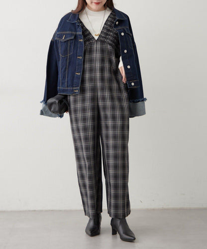 【RMAF】格子收腰連體褲