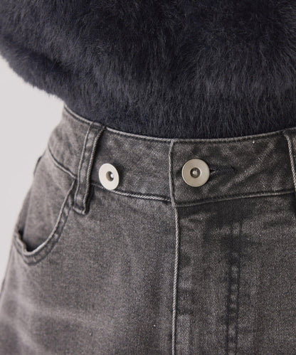 【one after another】可調節腰圍寬鬆牛仔褲