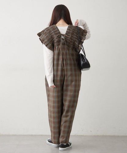 【RMAF】格子收腰連體褲