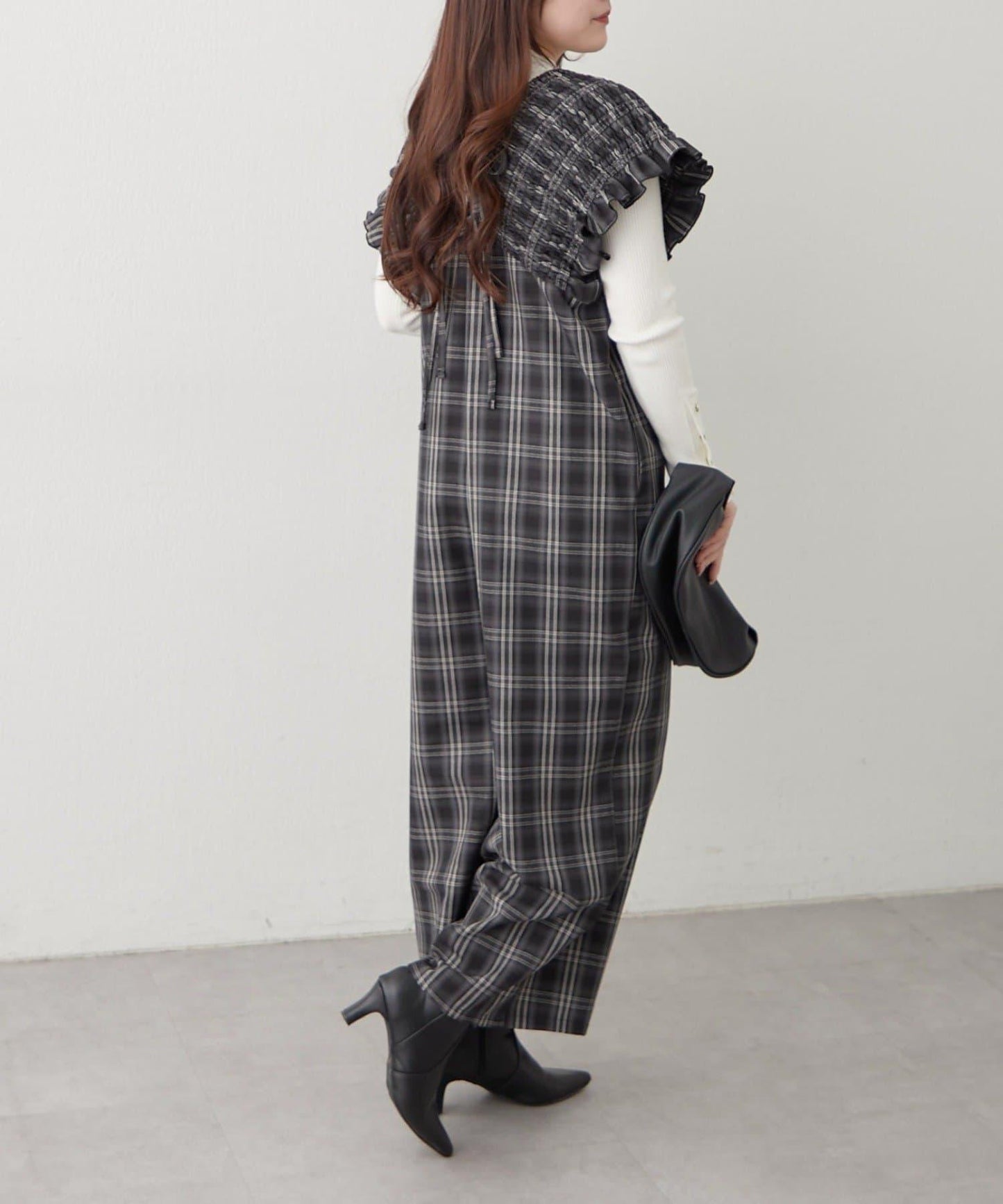 【RMAF】格子收腰連體褲