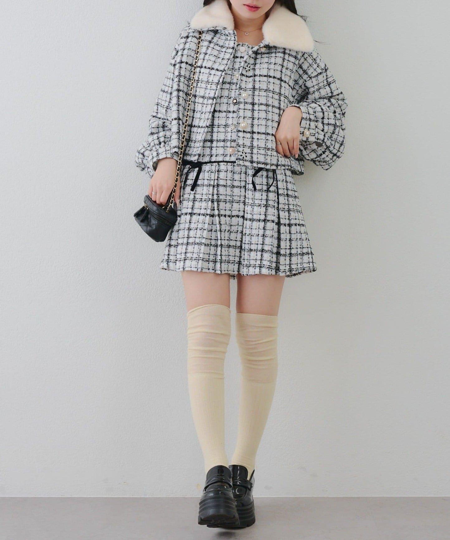 【RMAF】亮片花呢多紐扣夾克