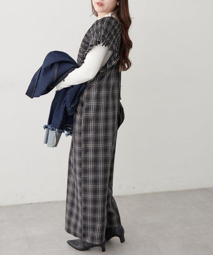 【RMAF】格子收腰連體褲