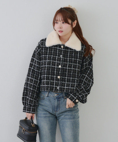 【RMAF】亮片花呢多紐扣夾克