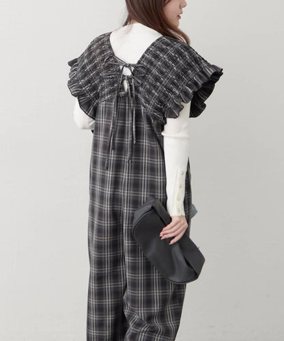 【RMAF】格子收腰連體褲