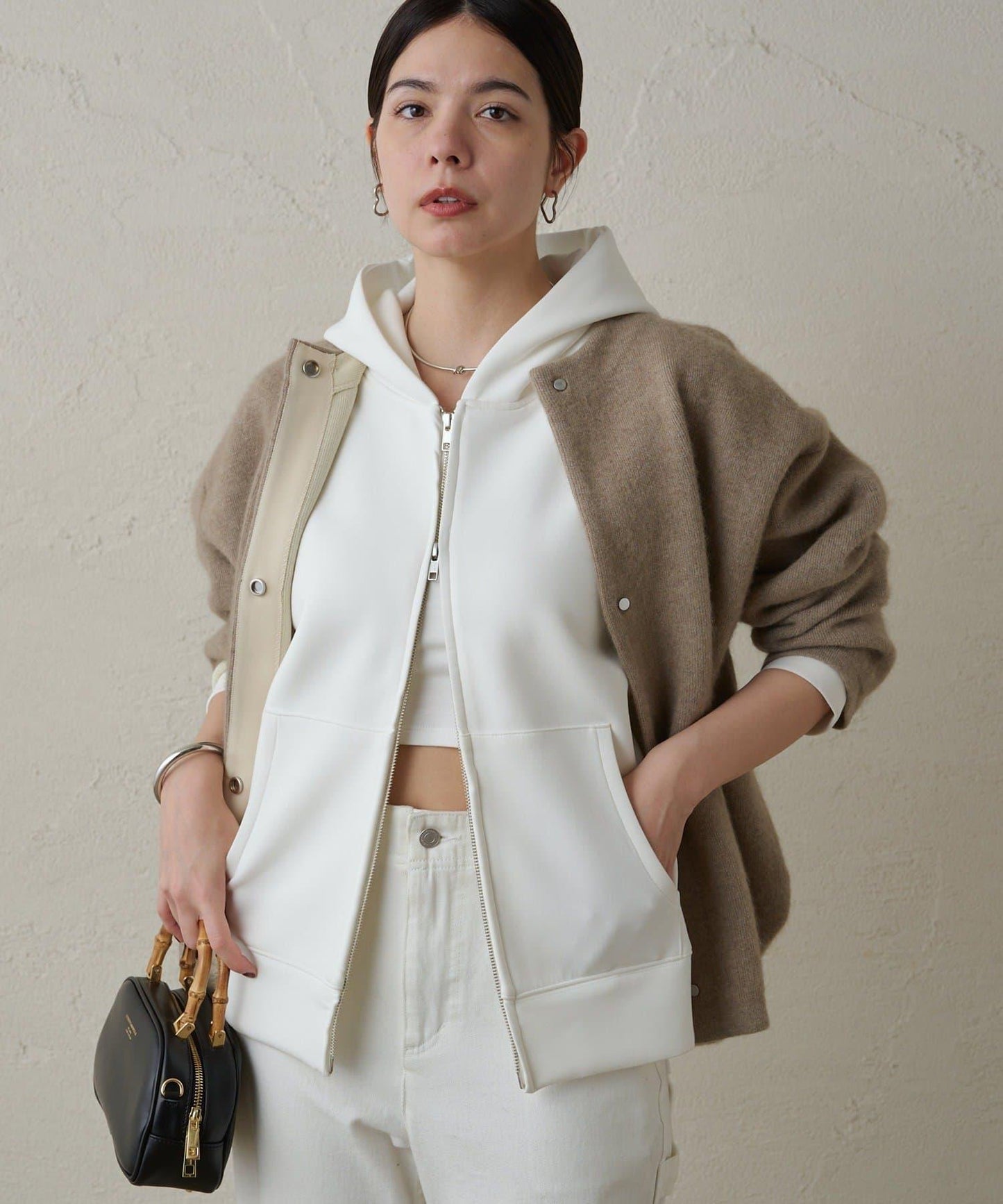 針織連帽衫