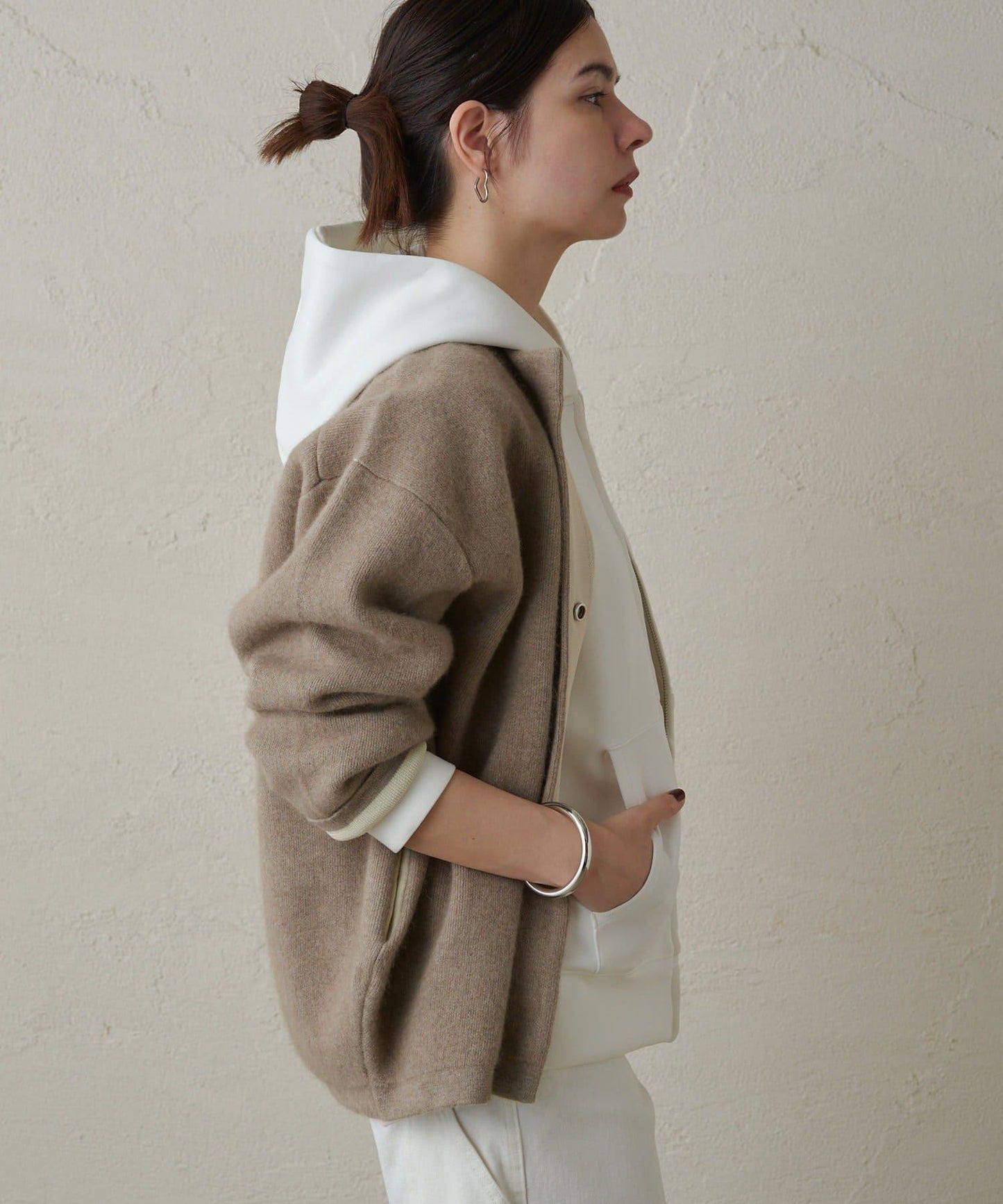 針織連帽衫