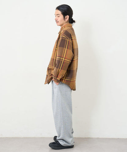 【男女同款】BM格紋加棉襯衫夾克