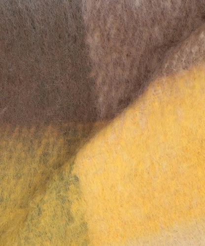 加厚格紋流蘇圍巾