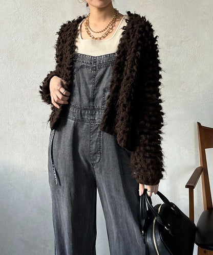 【DouDou】圈圈紗針織夾克